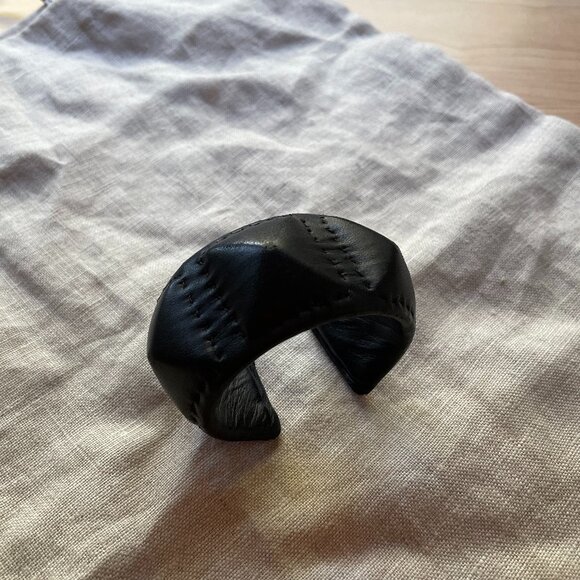 Wendy Nichol Leather Seven Pyramids Cuff